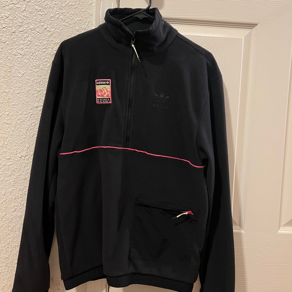 Adidas pull over with zipper